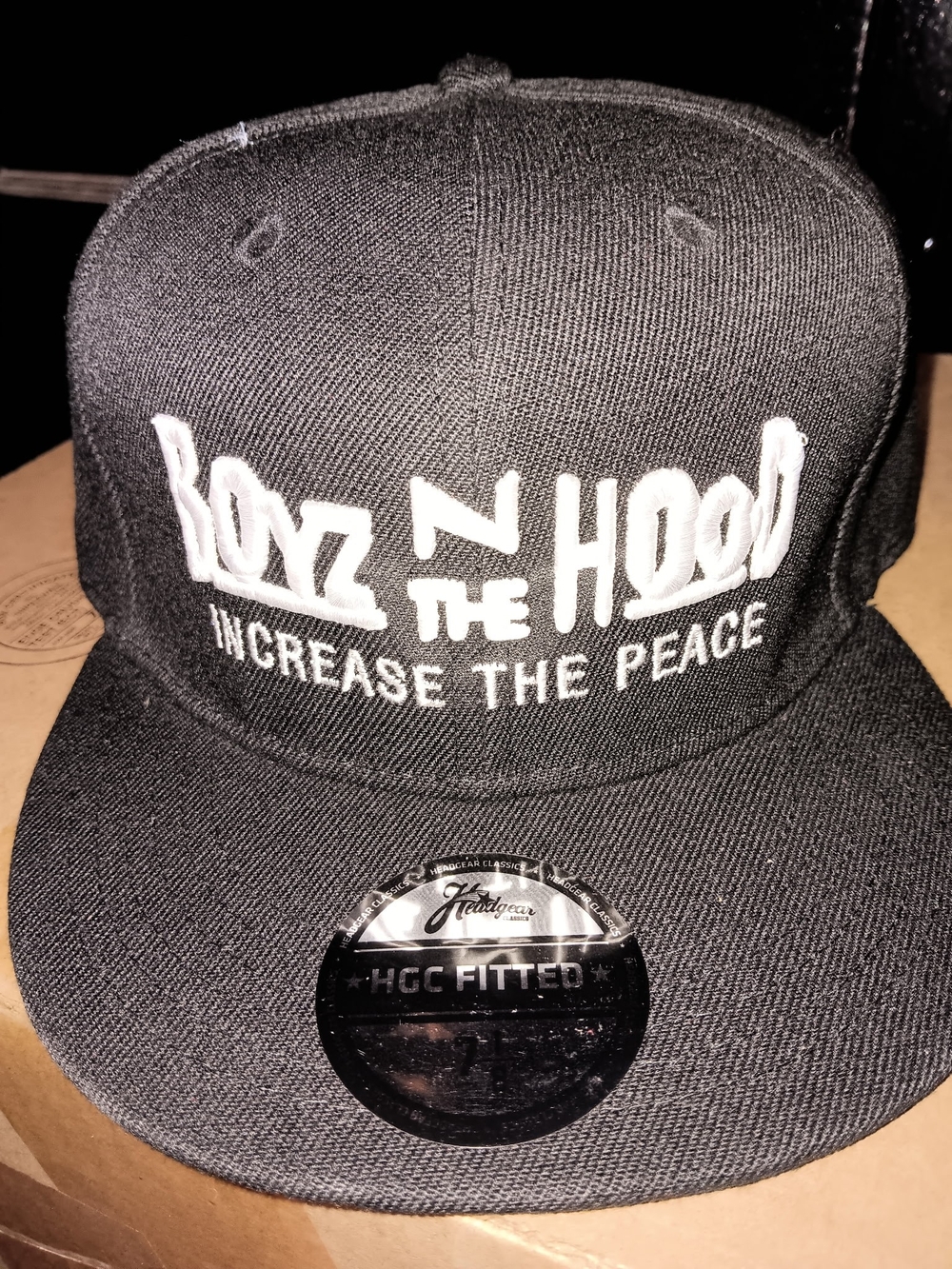 Boyz N The Hood Black Fitted Cap - Increase The Peace